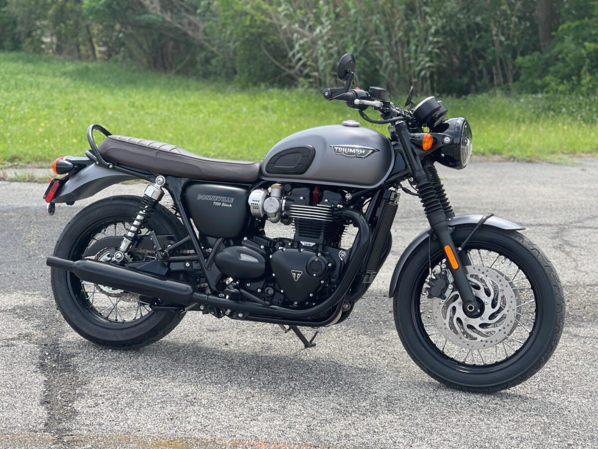 Triumph T Bonneville Black Edition Sold The Motorcycle Shop