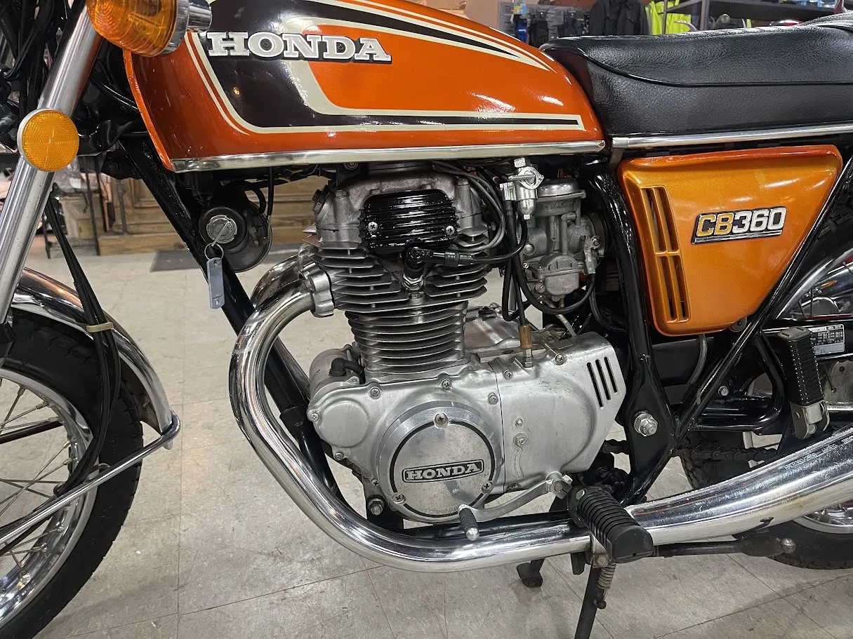 1974 Honda CB360, motorcycle detail photo 5, for sale in San Antonio