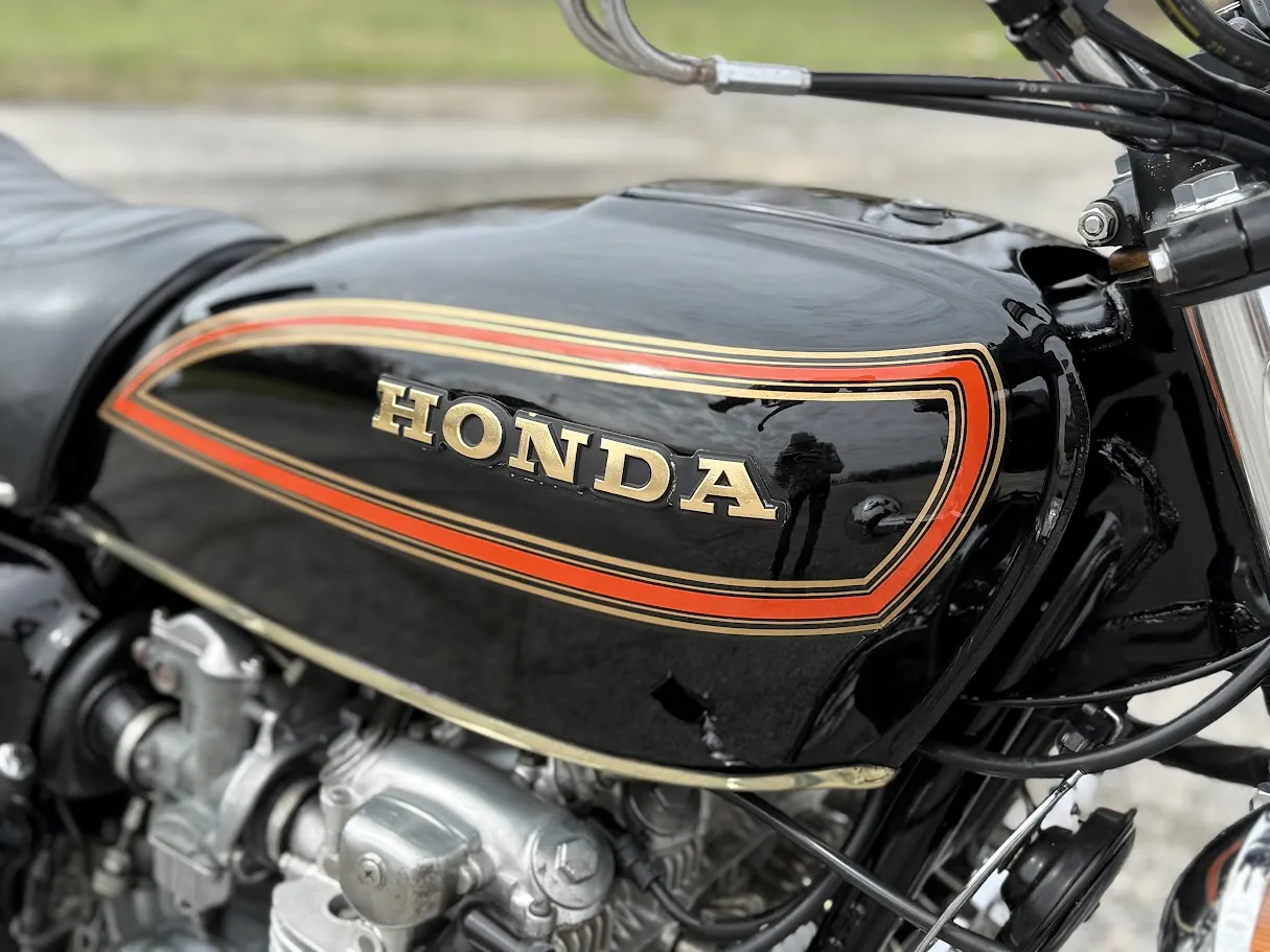 Used 1978 Honda CB550K- All Original! in stock color, side profile, at The Motorcycle Shop San Antonio