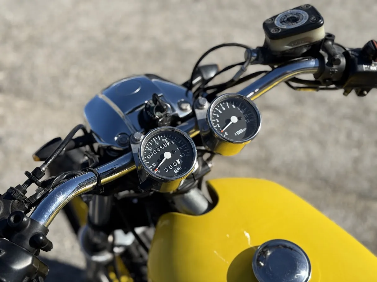 1981 Yamaha XS650 Custom Street Tracker, motorcycle detail photo 8, for sale in San Antonio