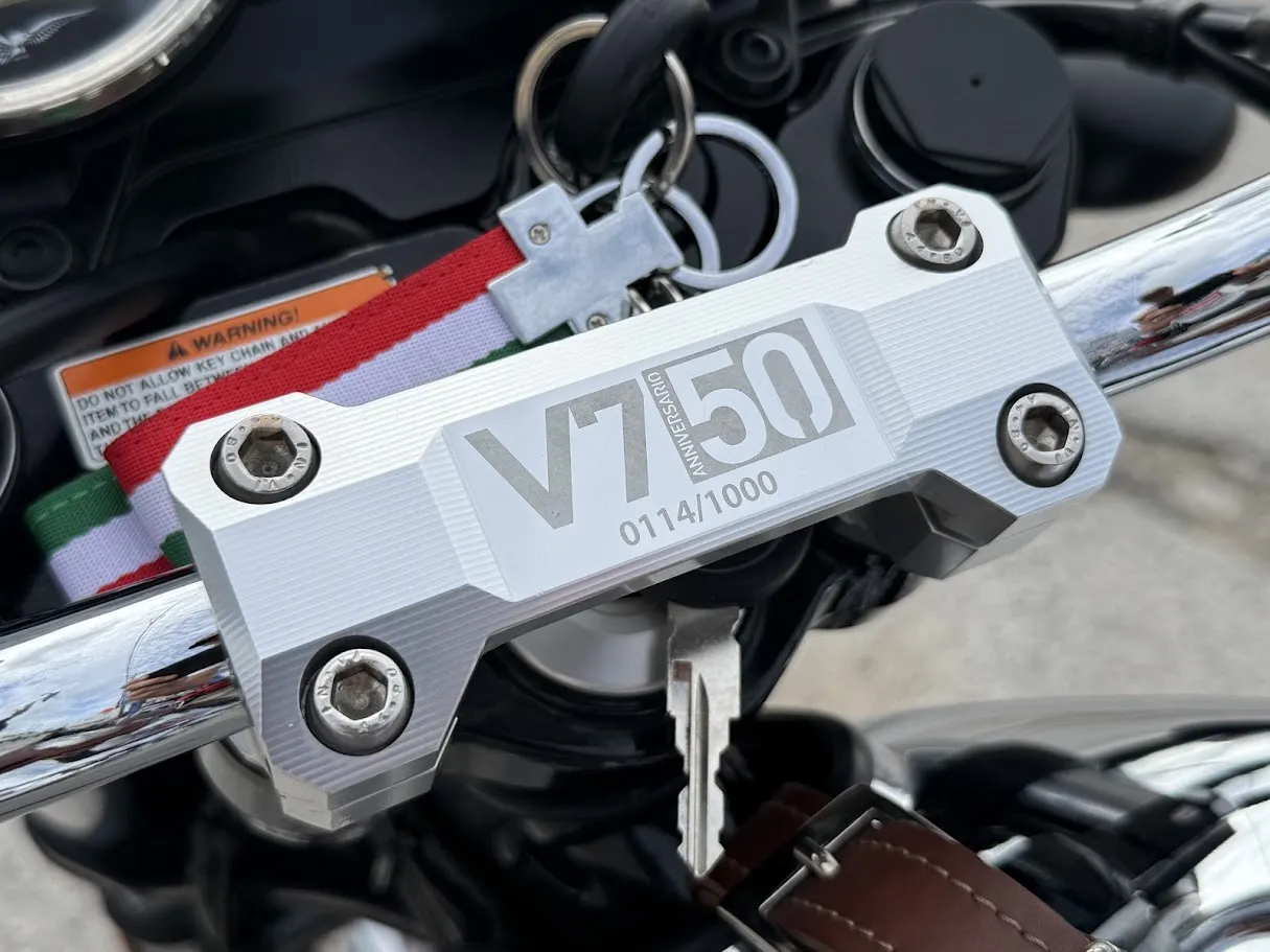 2017 Moto Guzzi V7 50th Anniversary Edition, motorcycle detail photo 11, for sale in San Antonio
