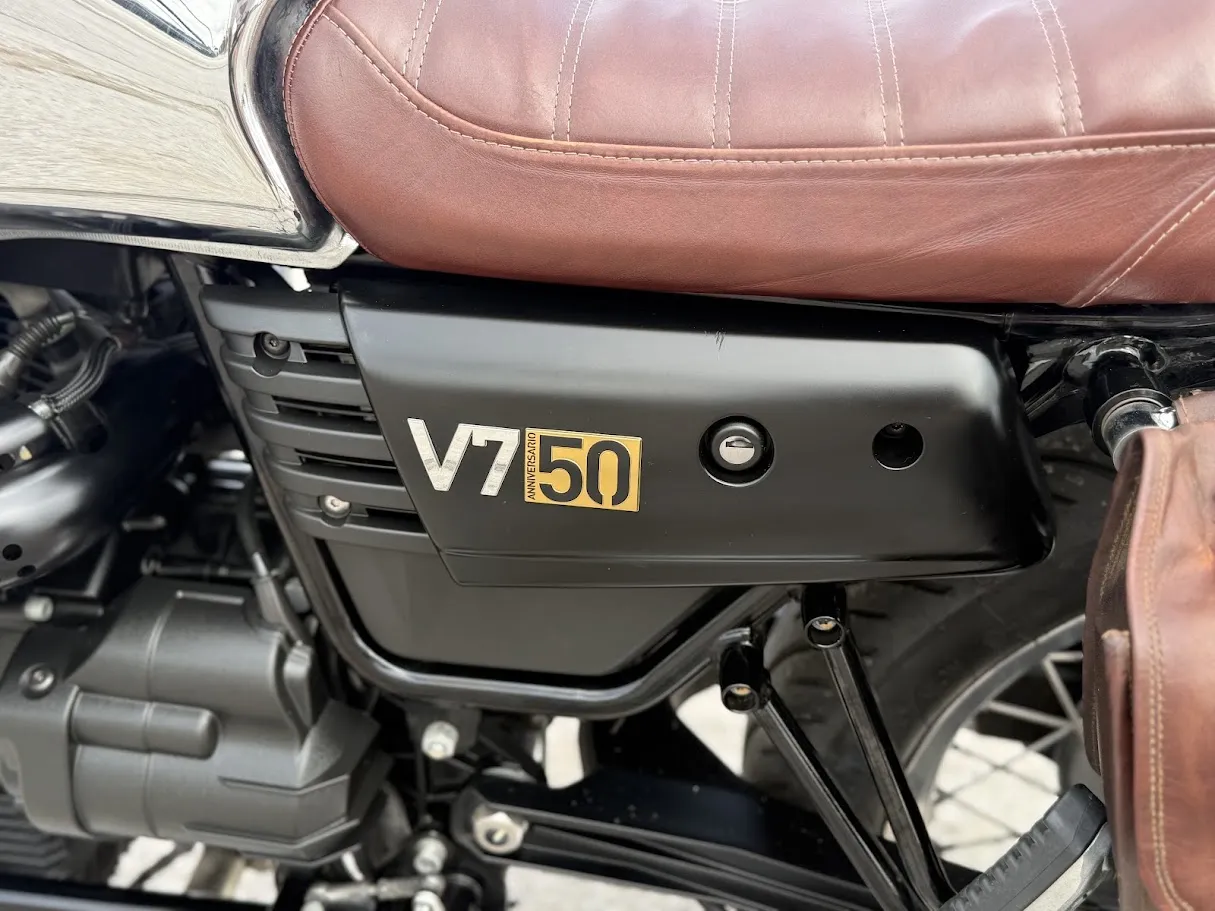 2017 Moto Guzzi V7 50th Anniversary Edition, motorcycle detail photo 7, for sale in San Antonio