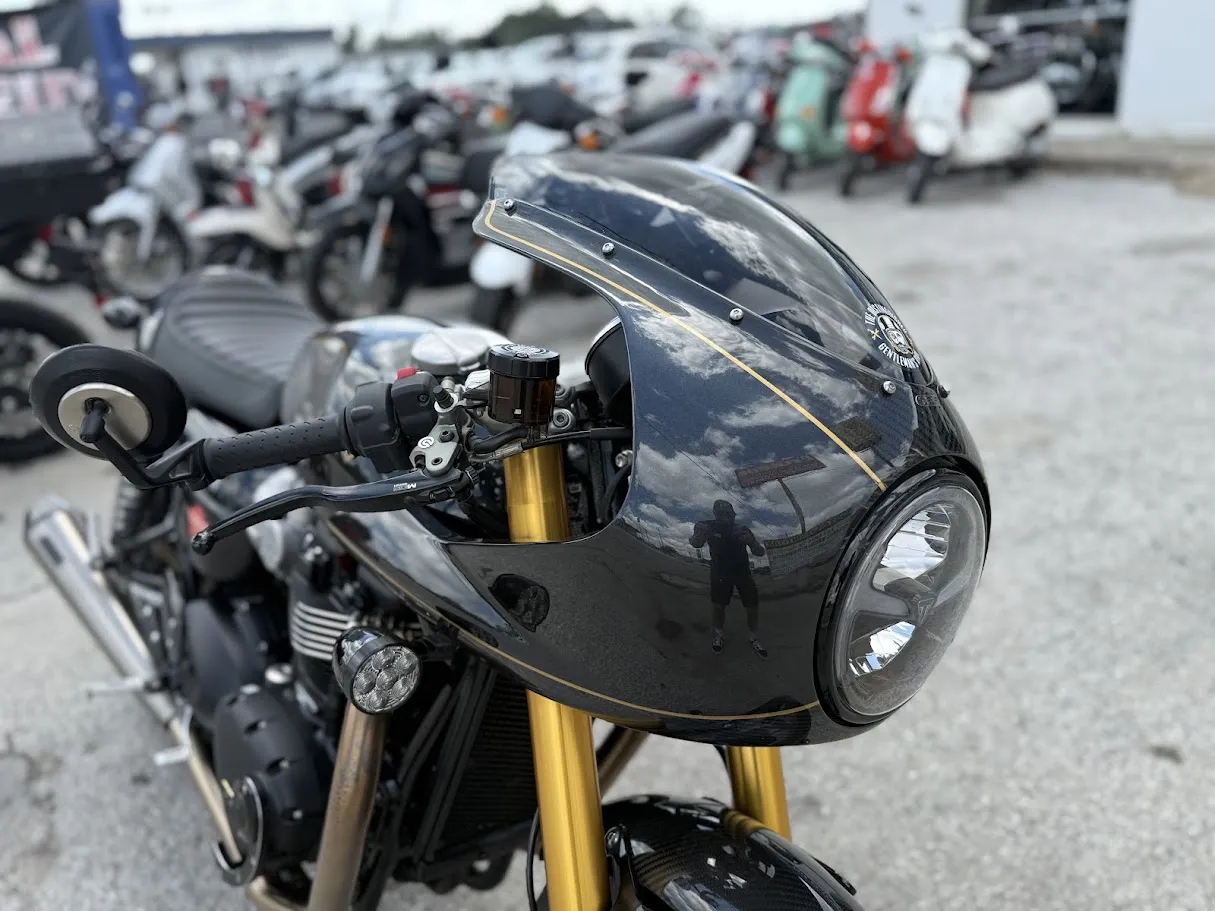 2020 Triumph Thruxton 1200 TFC “Special Edition”, motorcycle detail photo 11, for sale in San Antonio
