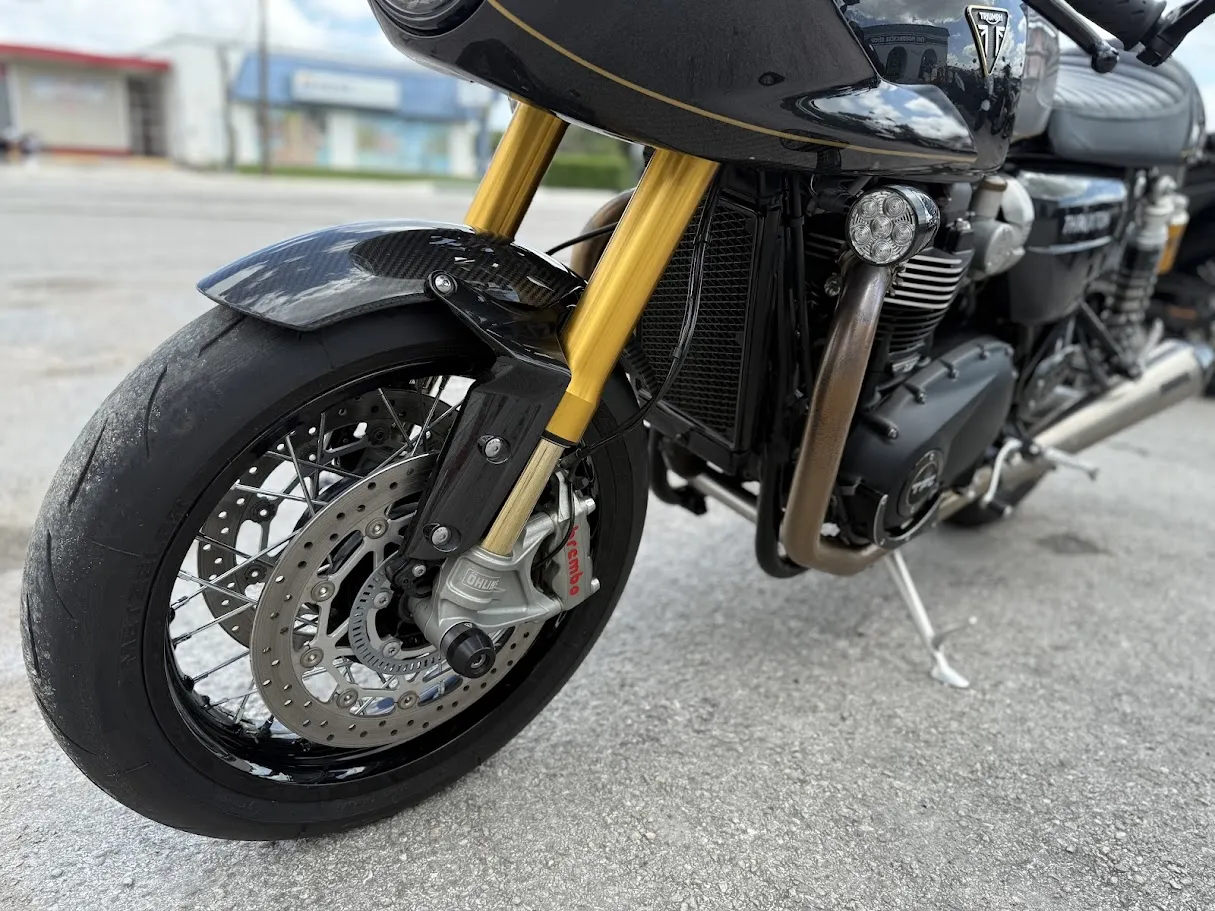 2020 Triumph Thruxton 1200 TFC “Special Edition”, motorcycle detail photo 3, for sale in San Antonio