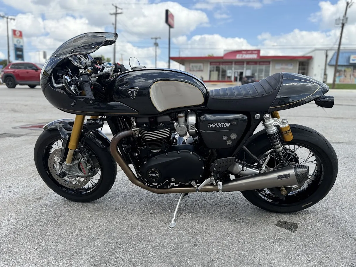 2020 Triumph Thruxton 1200 TFC “Special Edition”, motorcycle detail photo 5, for sale in San Antonio