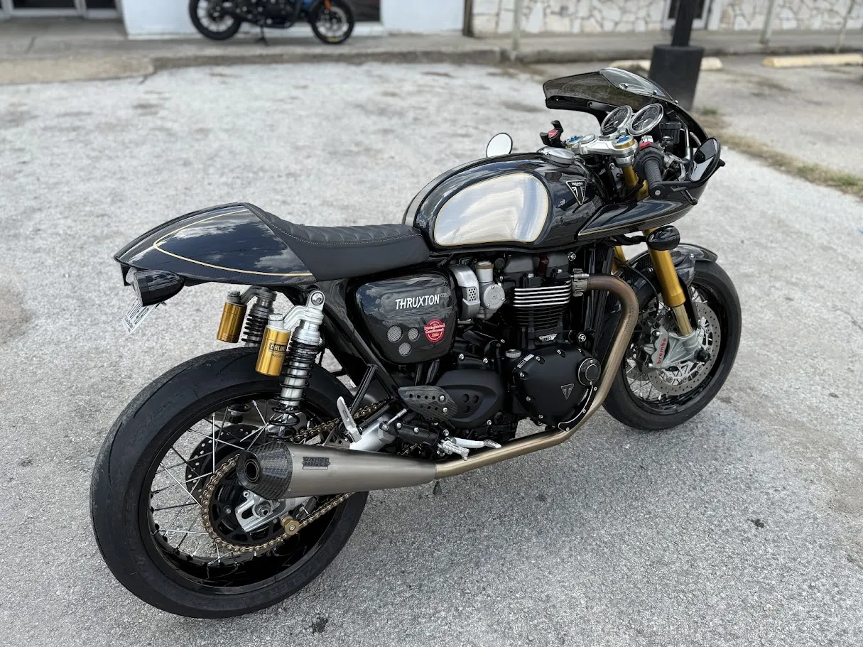 2020 Triumph Thruxton 1200 TFC “Special Edition”, motorcycle detail photo 10, for sale in San Antonio