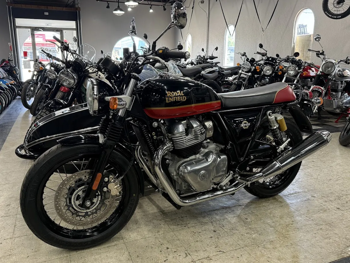 2023 Royal Enfield INT650 w/ Watsonian Grand Prix Sidecar, motorcycle detail photo 6, for sale in San Antonio