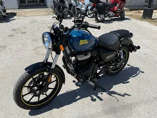 2023 Royal Enfield Meteor 350 Fireball Blue, motorcycle detail photo 4, for sale in San Antonio