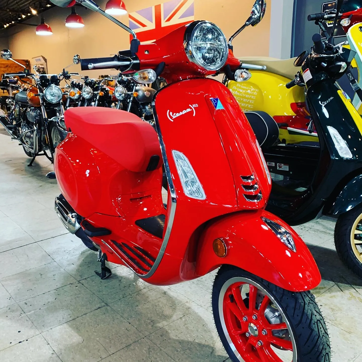 Vespa “RED” Primavera 150 in Stock!, motorcycle detail photo 2, for sale in San Antonio