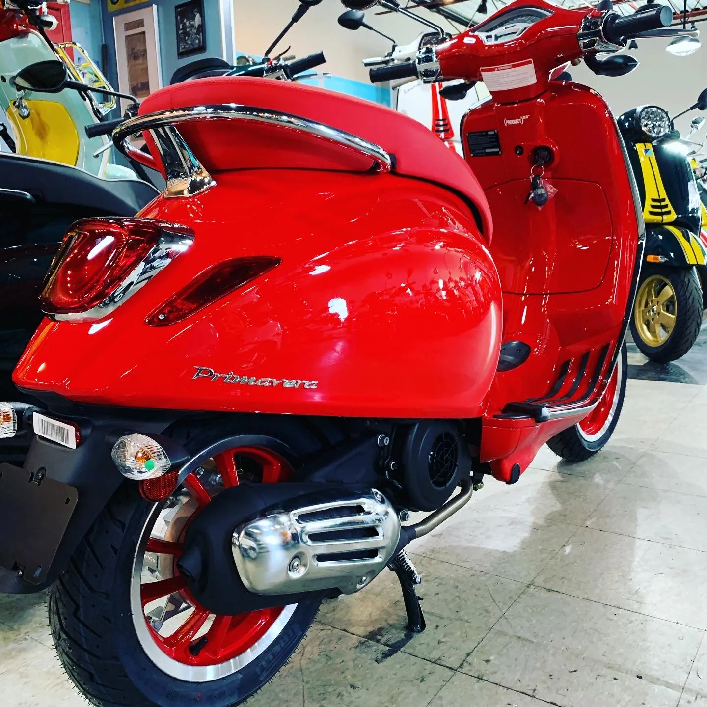Vespa “RED” Primavera 150 in Stock!, motorcycle detail photo 3, for sale in San Antonio