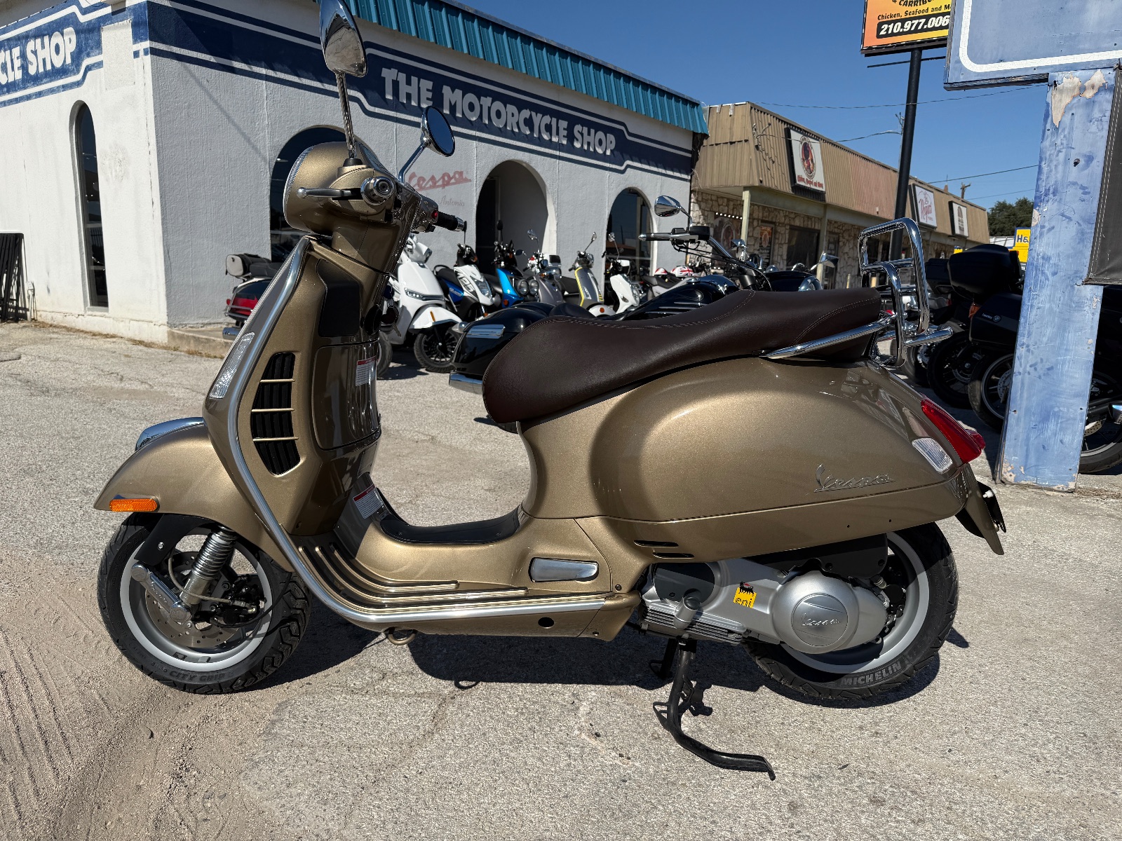 2013 Vespa GTS300, listing photo 8 at The Motorcycle Shop
