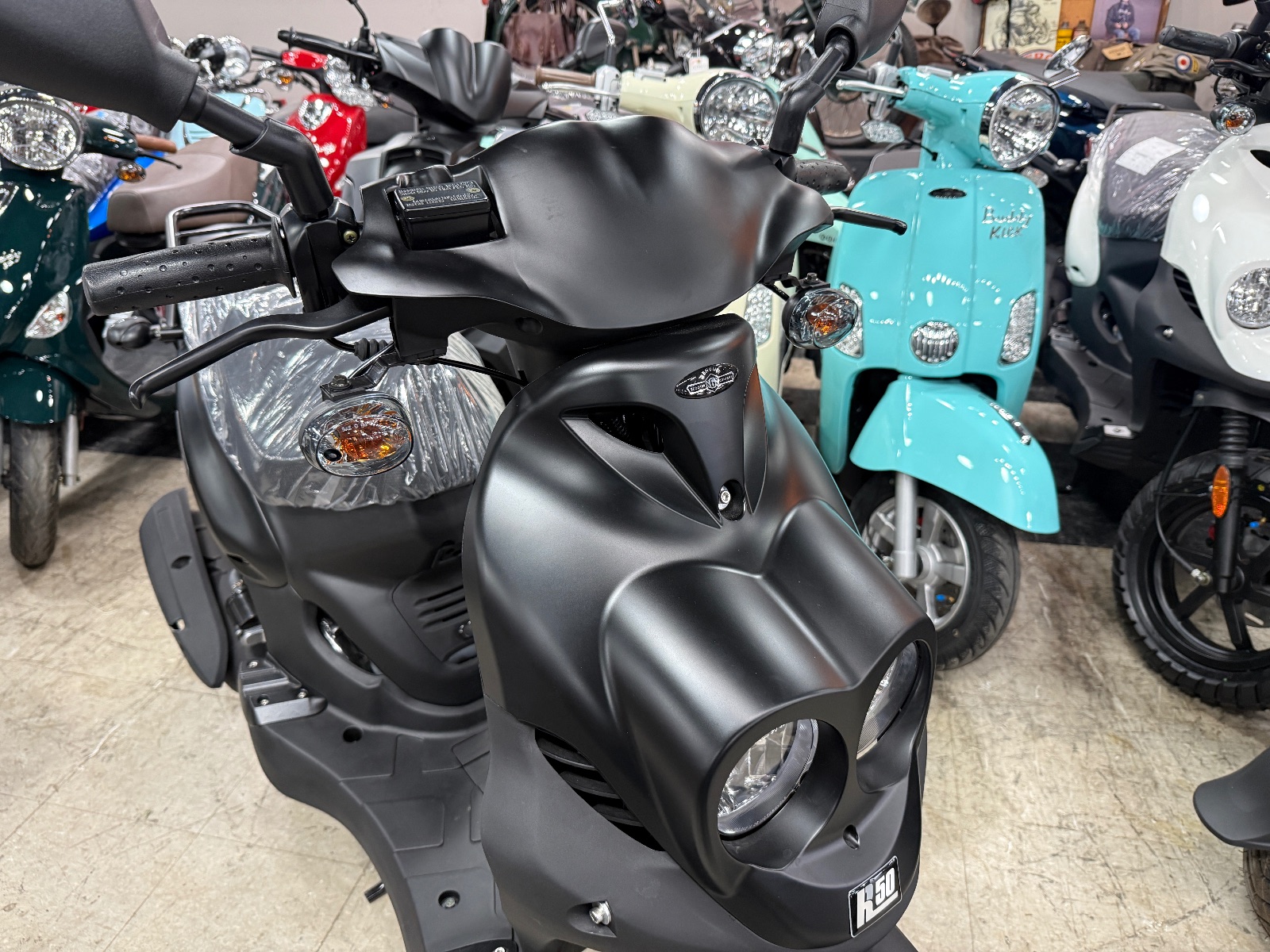 2027 Genuine Scooter Rough House 50, listing photo 5 at The Motorcycle Shop