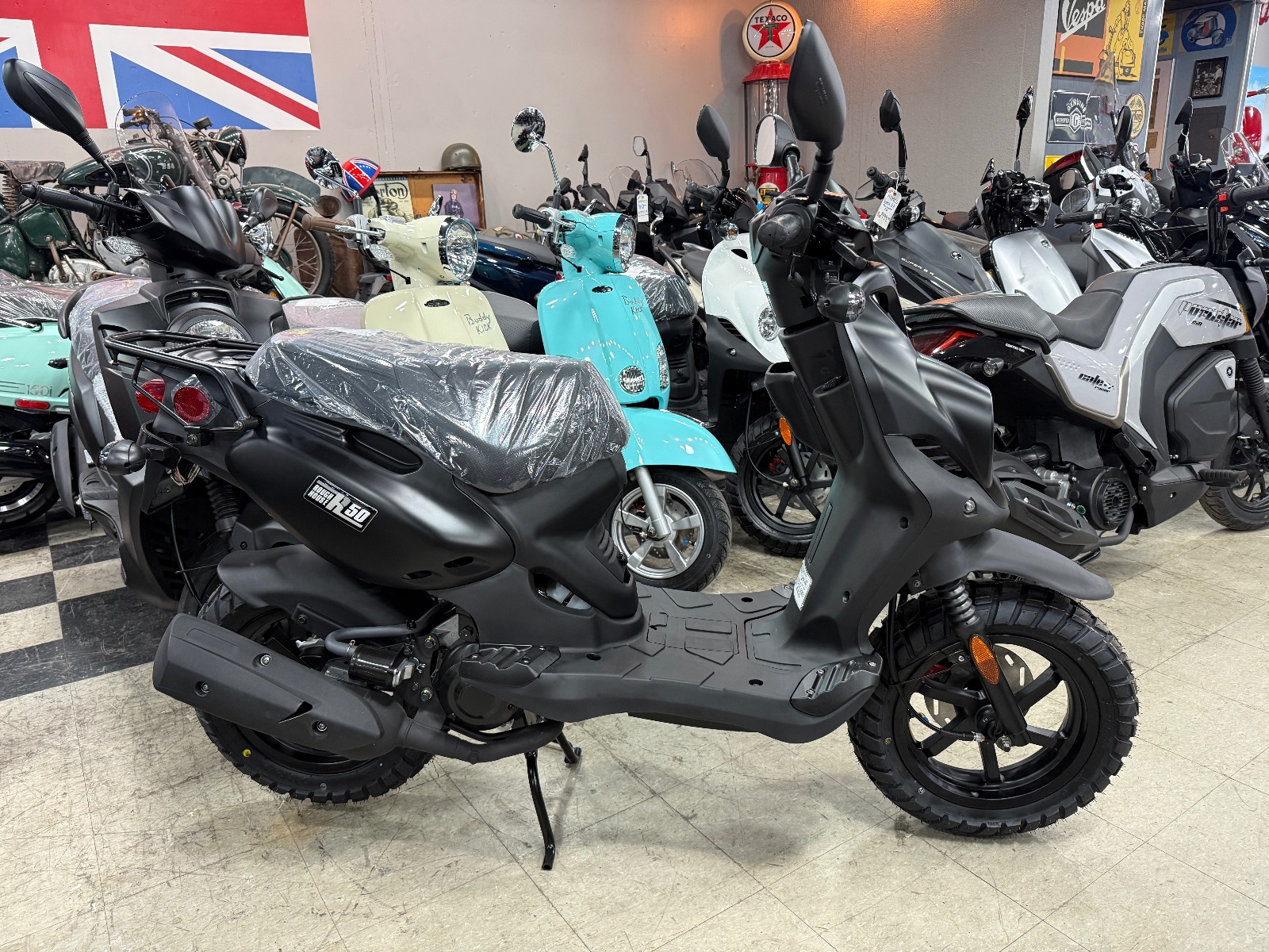 2027 Genuine Scooter Rough House 50, listing photo 4 at The Motorcycle Shop