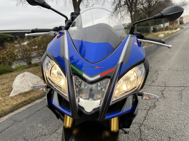 2016 Aprilia Tuono headlights The Motorcycle Shop