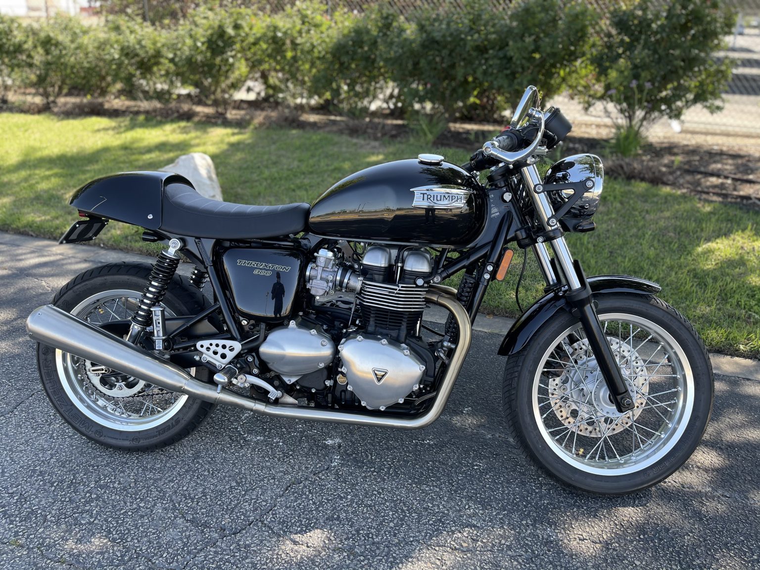 2013 Triumph Thruxton 900 Cafe Racer SOLD The Motorcycle Shop